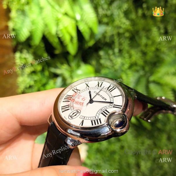 Pink Mother of Pearl Ballon Bleu de Cartier Watch Lady 36mm 4