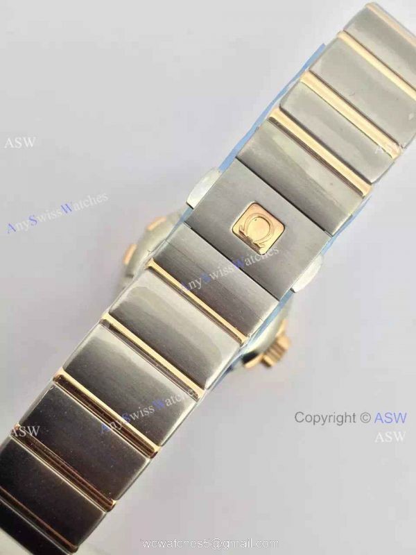 Replica Swiss Omega Constellation Watch Diamond Dial 4
