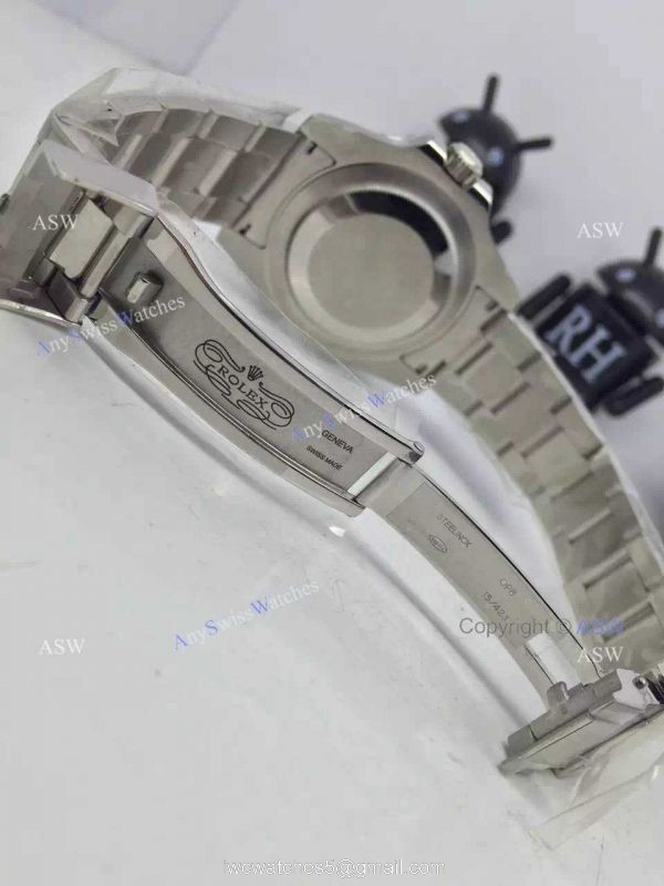 Swiss Fake Rolex GMT Master II Watch Black Dial Black Ceramics 4