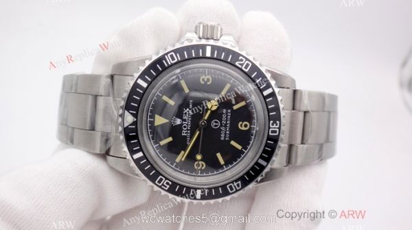 Rolex Submariner Stainless Steel Black Watch Rolex Vintage Replica 4