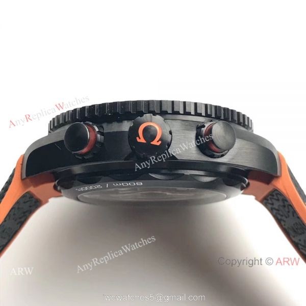(OM)Replica Omega Seamaster Planet Ocean 600m Master Watch Black Case 4