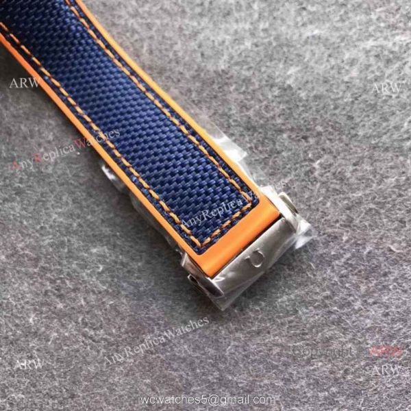 (OM) Swiss Grade Copy Omega Seamaster 9900 Blue Ceramic Bezel Watch 4