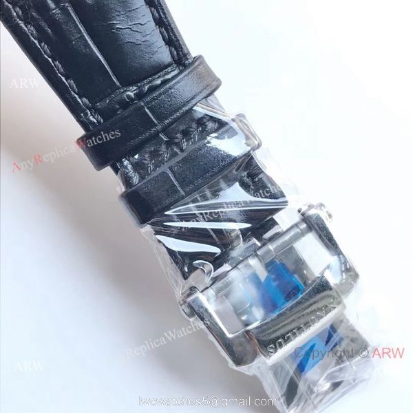 Swiss Patek Philippe Nautilus Day Date Blue Dial Watch Replica 4