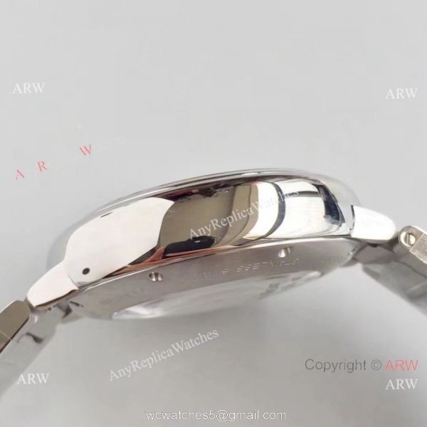 Copy Ballon Bleu Cartier Chronograph Watch Stainless Steel 4