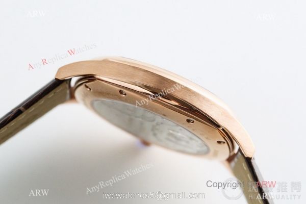 Replica Swiss Cartier Drive De Rose Gold Watch White Dial 41mm 4