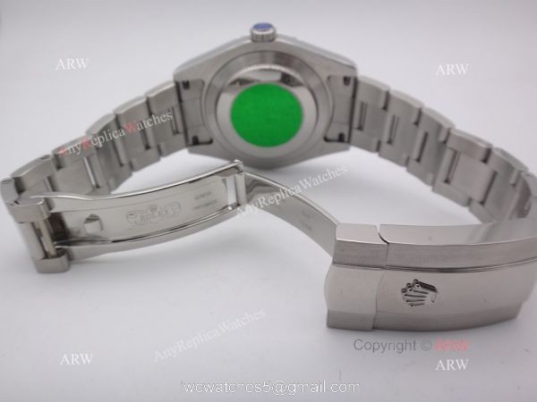 Rolex Sky Dweller Stainless Steel Black watch Working Time Zone 4