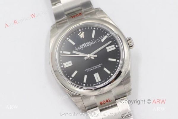 (EW) New Rolex Oyster Perpetual 41 Black Dial With Oyster Bracelet Swiss Replica Watches 4