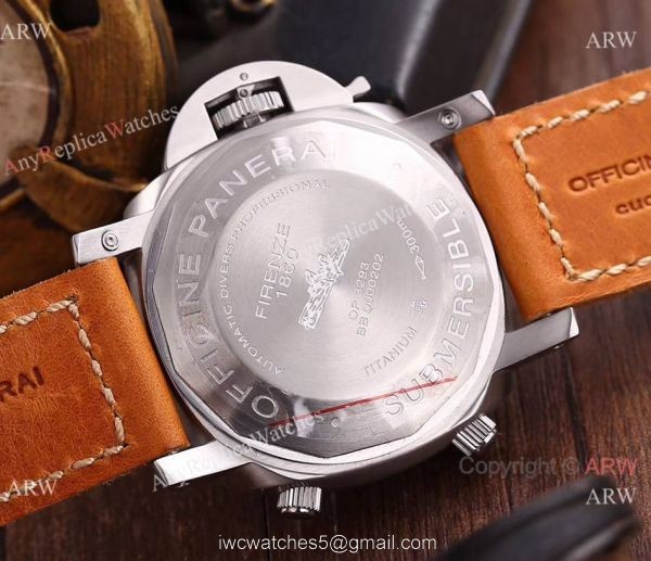 Replica Panerai Submersible Rubber Strap Watch Luminor Flyback PAM00614 4