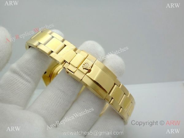 Yellow Gold Rolex Comograph Daytona 40mm Watch Gold Rolex Daytona Replica Watches 4
