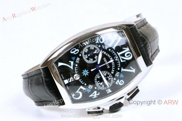 Franck Muller Mariner Chronograph Mens Watch SS Black Dial 4