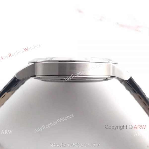 Montblanc Meisterstuck Date 9015 SS Black Replica Mont Blanc Watch 4