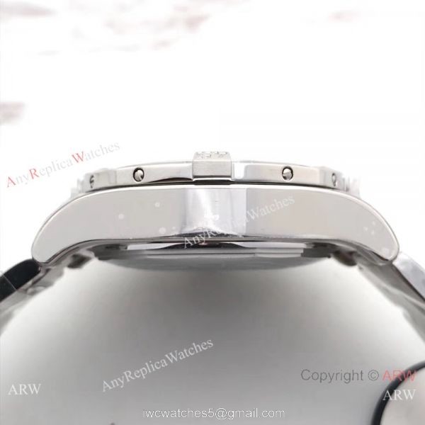 (GF)Replica Breitling Super Avenger II Stainless Steel Black Arabic Watch 7750 4