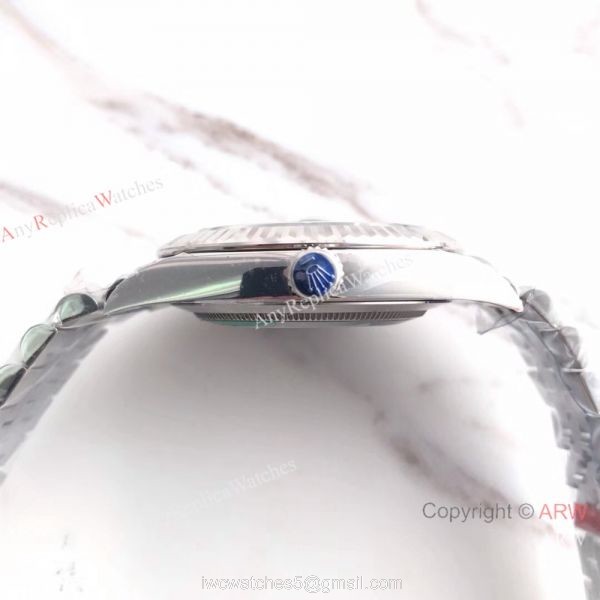 (EW) Swiss ETA3235 ROLEX Datejust II Grey Rhodium Face 41mm Watch 4