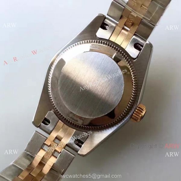 Upgraded Version Rolex Lady Datejust Replica Watch 2-Tone Star Diamond 26mm 4