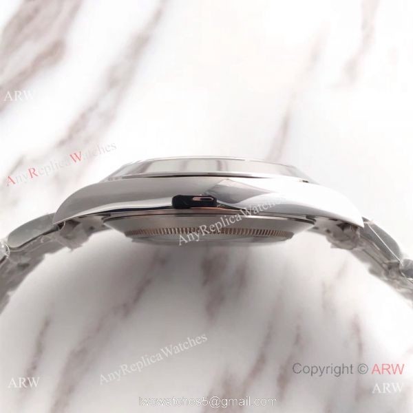 Bp Factory Rolex Oyster DateJust II 41mm Watch SS Grey Diamond Dial 4