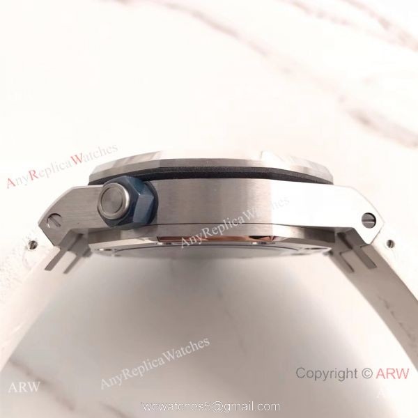 Swiss Grade Replica Audemars Piguet Royal Oak Offshore White Dial Rubber 4