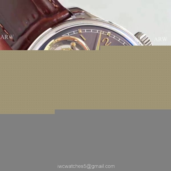IWC Portugieser Tourbillon SS Slate-coloured Dial Replica Watch Swiss Grade 4