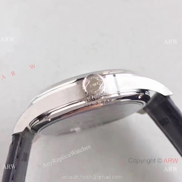 Swiss Grade Replica IWC Regulateur Watch Blue Dial 43mm 4