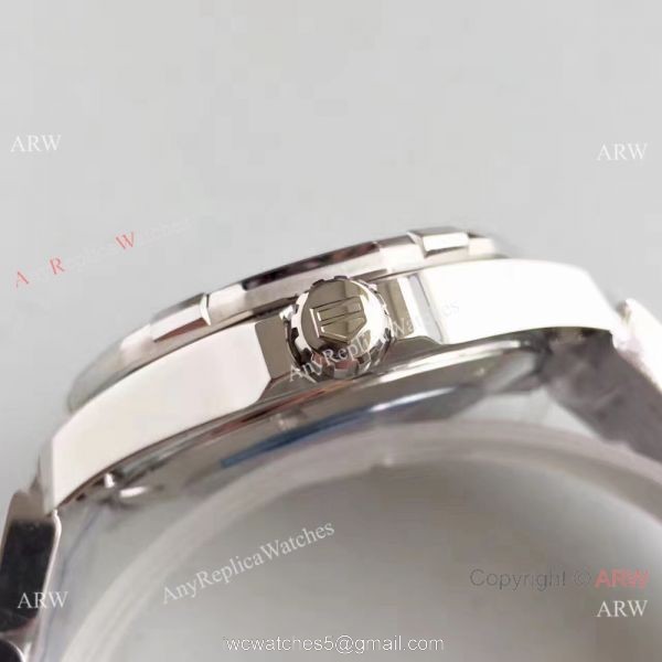 2018 Swiss Grade TAG HEUER Aquaracer Calibre 5 SS Blue Ceramic Watch 4