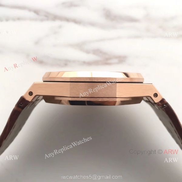 JH Factory Replica Audemars Piguet Jumbo Extra Thin Rose Gold Diamond AP Watch 39MM 4
