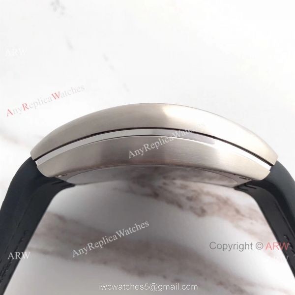 Swiss 1:1 Replica Franck Muller V45 Titanium Black Gummy Strap Watch 45mm 4