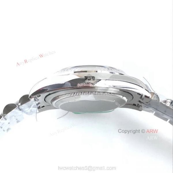 AR Factory V2 Rolex Datejust 36 Black Face Noctilucent Marker Watch SWISS 3135 MOVEMENT 4
