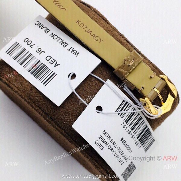 Grade 1A Replica Cartier Baignoire Gold Watch 32mm 4