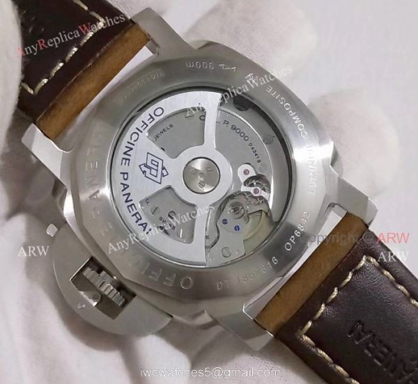 Panerai AAA Replica Watches Panerai Luminor 1950 Stainless Steel Black Dial Watch 4