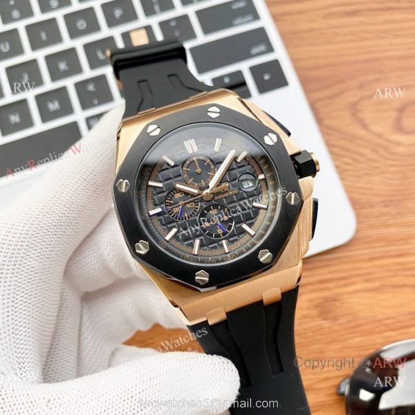 Copy Audemars Piguet Royal Oak Offshore 26400 Watches Rose Gold 4
