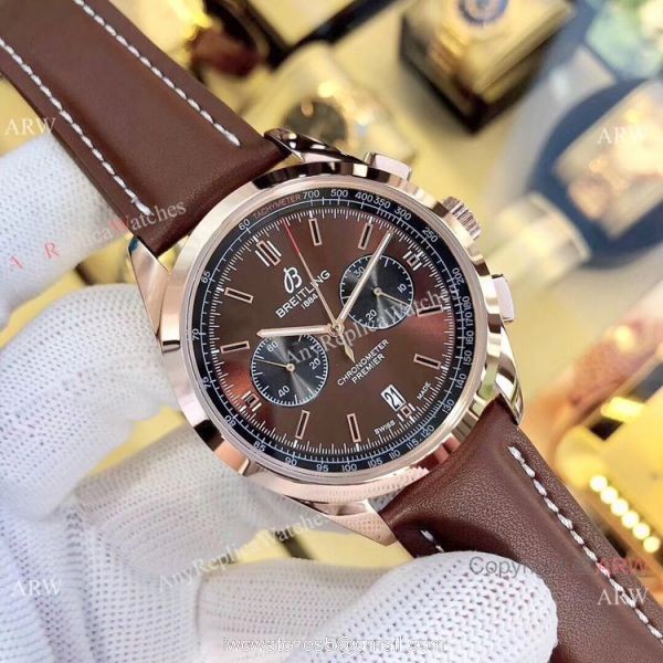 2020 New Copy Breitling Premier Chronograph White Dial Watches 4