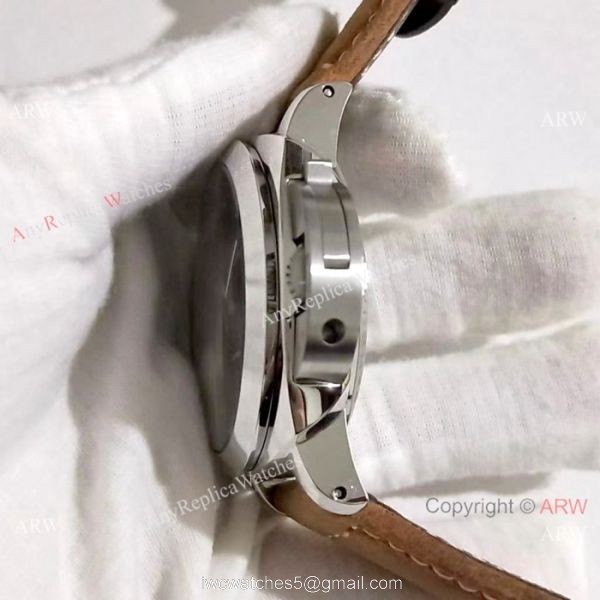 2019 New Panerai PAM 904 Luminor Due Watch Gray Rhodium Dial 4