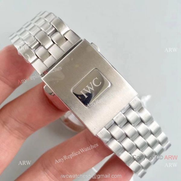 SWISS GRADE IWC Mark XVIII Replica SS Blue Dial Watch 4