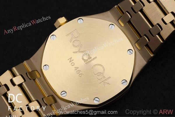 Best Copy Audemars Piguet Royal Oak Jumbo Extra Thin Watch Gold Case 4