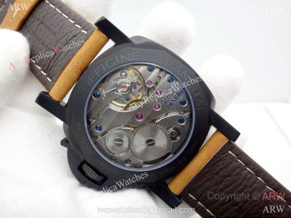 Panerai Luminor Replica Wathes Black Case 47mm 4