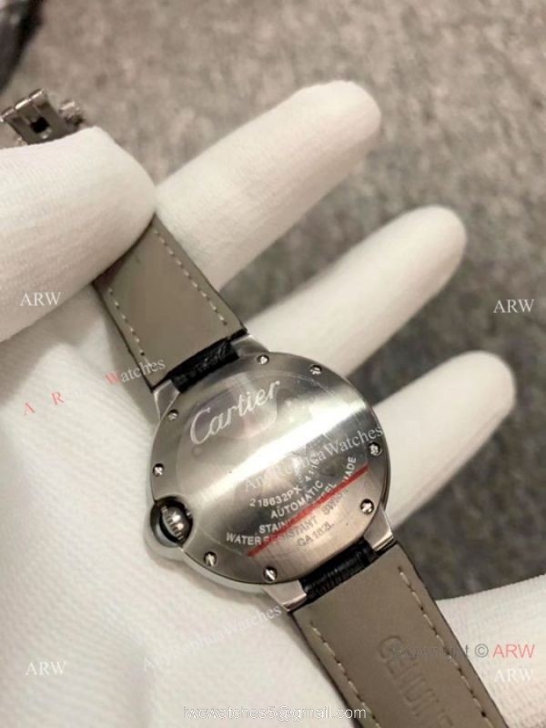 Ballon Bleu De Cartier 33mm Watch Stainless Steel Quartz Movement 4