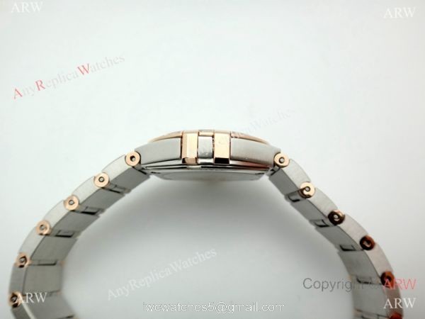Omega Constellation Two Tone Rose Gold Sky Moon Dial Watch 4