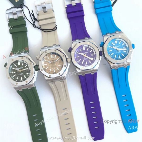 2019 Replica Audemars Piguet Royal Oak Offshore Diver Swiss 3120 Watches 4