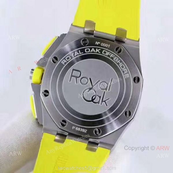 NEW Replica Audemars Piguet Royal Oak Offshore Watches SS Yellow Dial 4