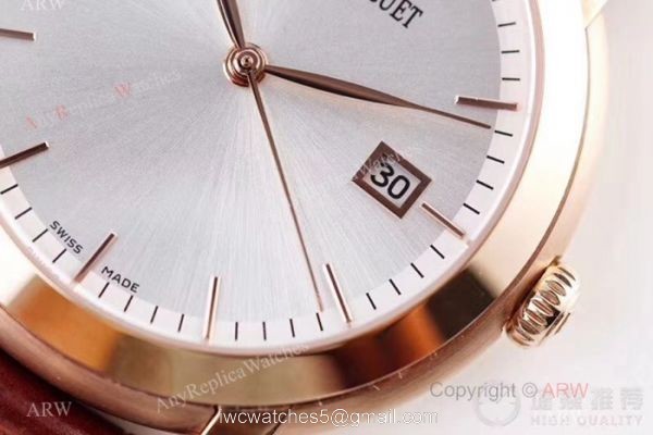 Swiss Copy Audemars Piguet Jules Audemars Swiss 3120 Rose Gold Watch 4