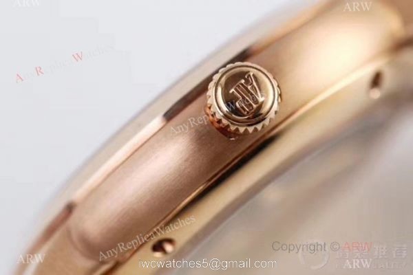Swiss Grade Audemars Piguet Jules Audemars 3120 Watches Rose Gold Roman Dial 4