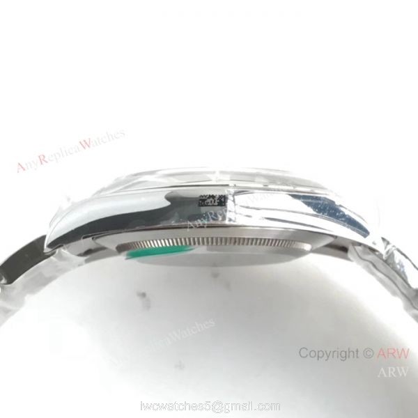 Swiss Copy Rolex Oyster Perpetual Stainless Steel Black Dial Watch Highest Quality AR Factory Rolex 4