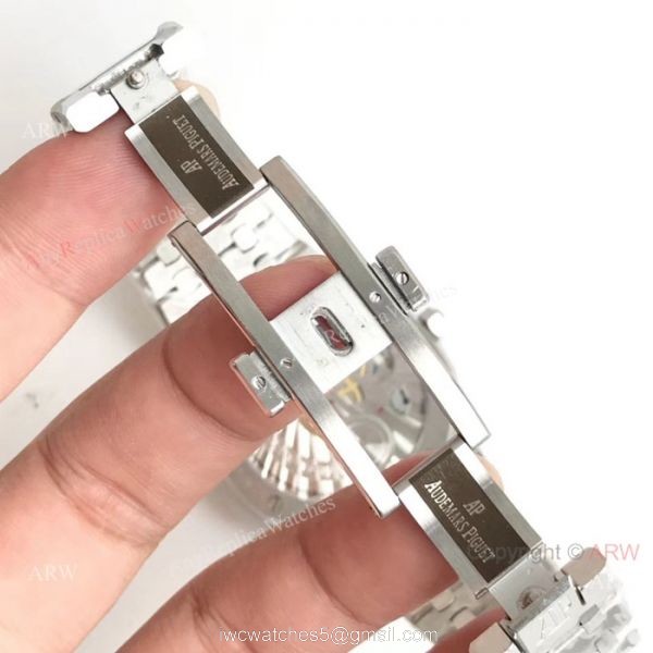 Swiss Copy Audemars Piguet Royal Oak Extra-Thin Tourbillon Blue Dial Watch 2924 Movement 4