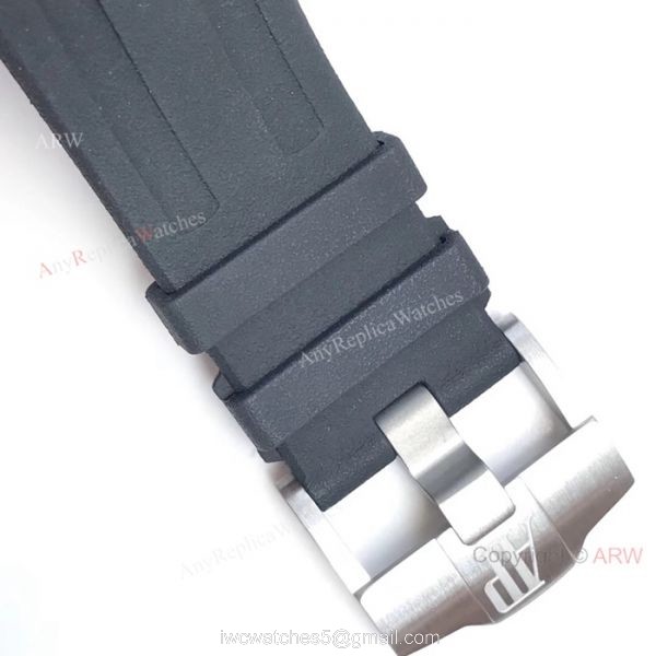 JF Swiss Replica Audemars Piguet Divers SS Black Bezel Watch 3120 Movement 4