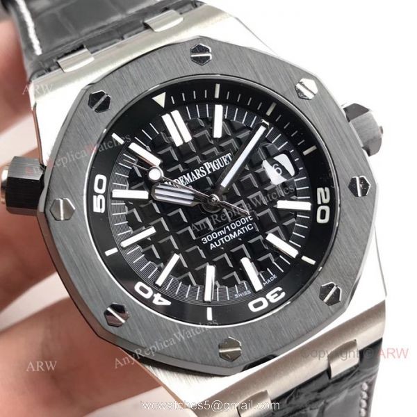 BF Replica Audemars Piguet Divers Swiss 3120 Watches Stainless Steel White Face 4
