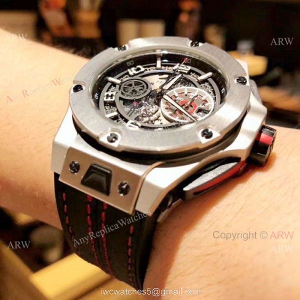 High Quality Hublot Big Bang Skeleton Dial Watch For Sale 45mm 4