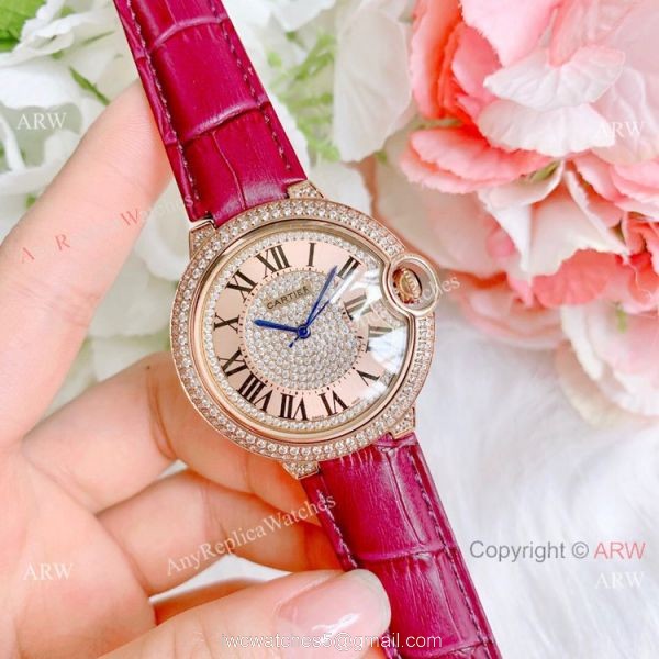 Best Replica Cartier Ballon Bleu De Quartz Watches Low Price 4