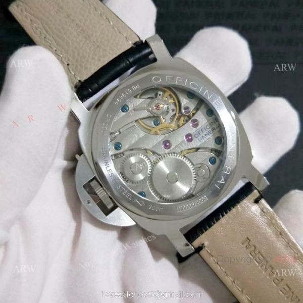 Low Price Panerai Luminor SS Black Dial Knock Off Watches from China 4