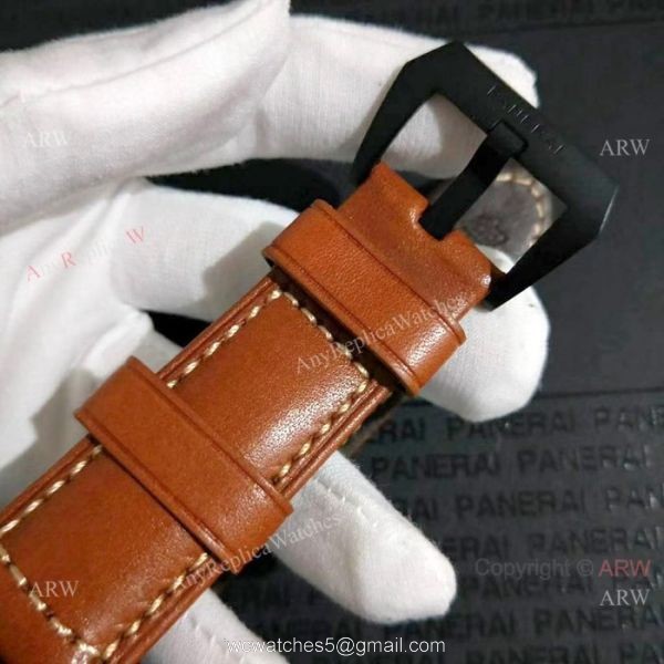 New Luminor Marina Panerai Black PVD Watch PAM00661 4