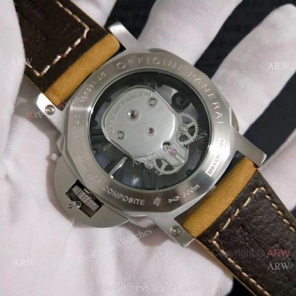 Radiomir Panerai Skull Face Replica Watch Quartz Movement 4