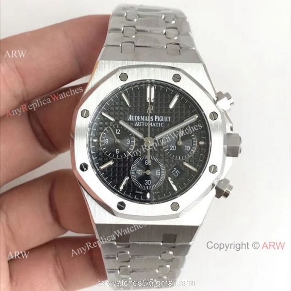 Swiss 7750 Royal Oak Audemars Piguet Replica Watches Gray Dial 26331OR 4
